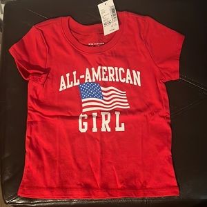The Children's Place - All American Girl tee - size 18-24 months